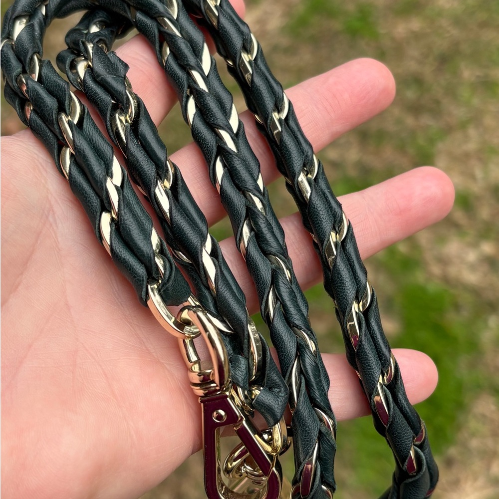 MZWallace Dark Green Chain Bag Strap